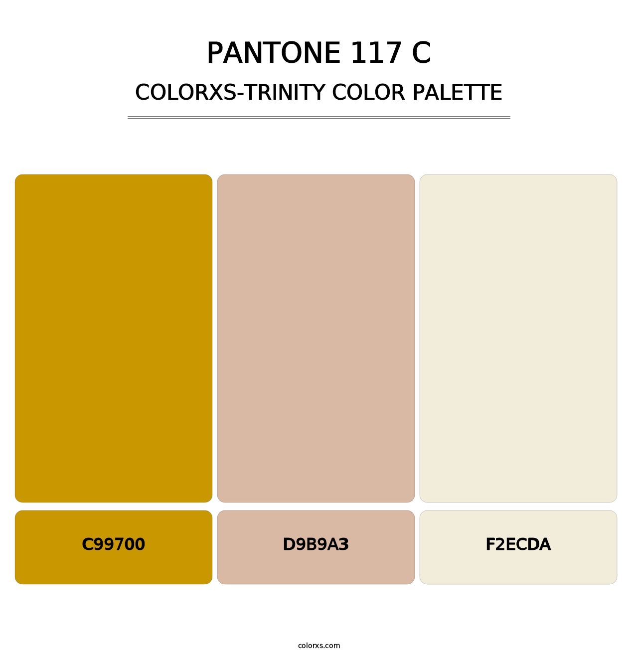 PANTONE 117 C - Colorxs Trinity Palette