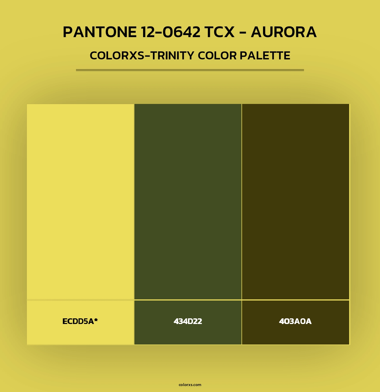 PANTONE 12-0642 TCX - Aurora - Colorxs Trinity Palette