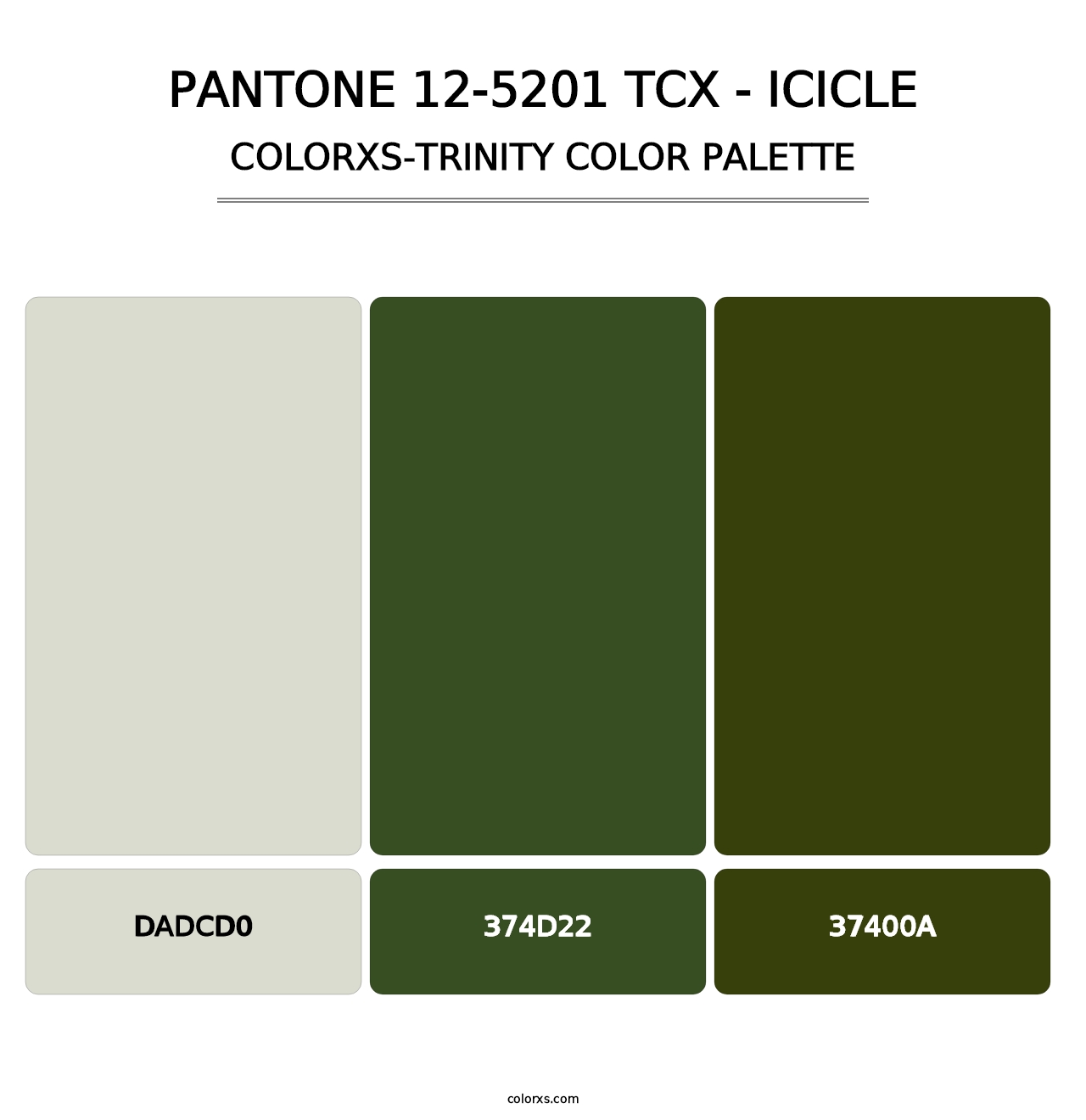 PANTONE 12-5201 TCX - Icicle - Colorxs Trinity Palette