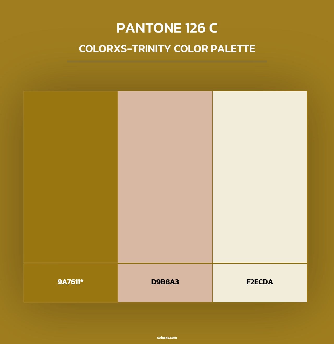 PANTONE 126 C - Colorxs Trinity Palette