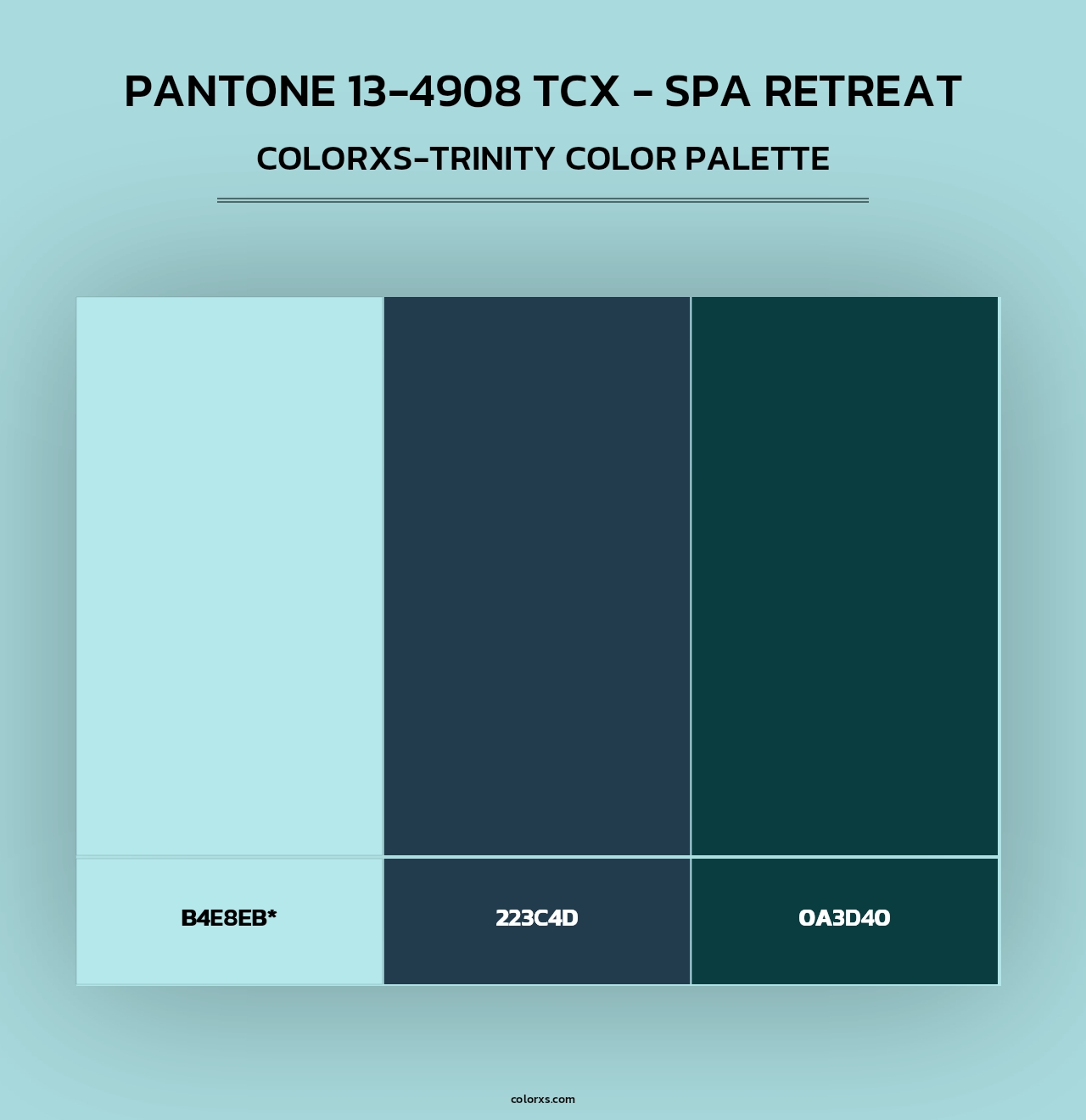 PANTONE 13-4908 TCX - Spa Retreat - Colorxs Trinity Palette