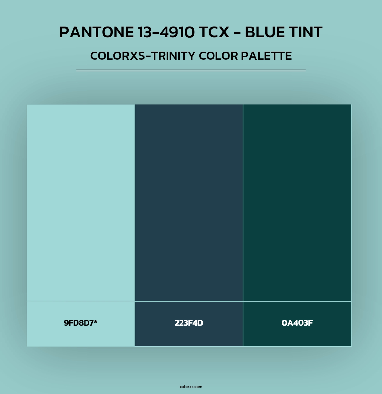PANTONE 13-4910 TCX - Blue Tint - Colorxs Trinity Palette