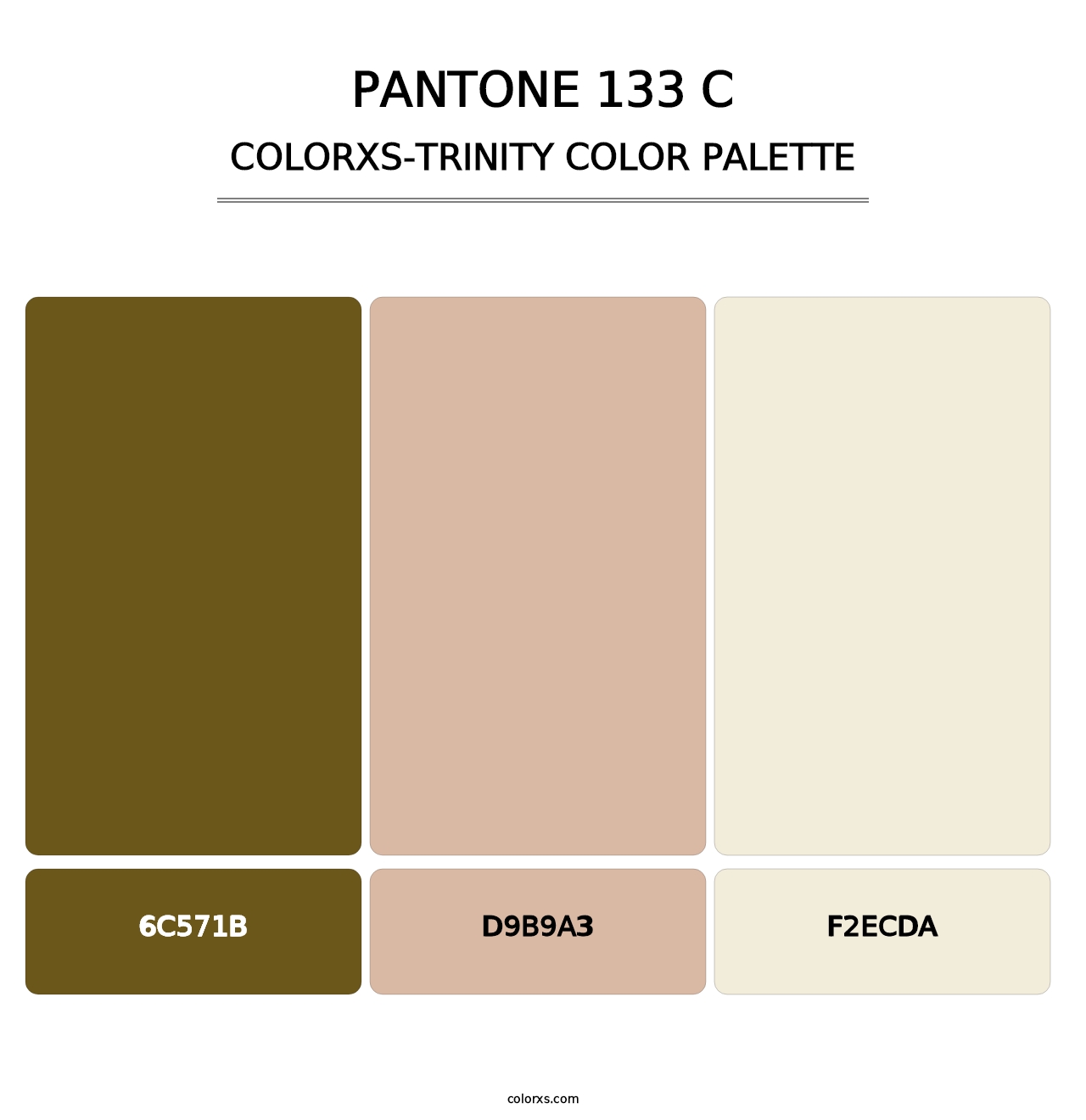 PANTONE 133 C - Colorxs Trinity Palette