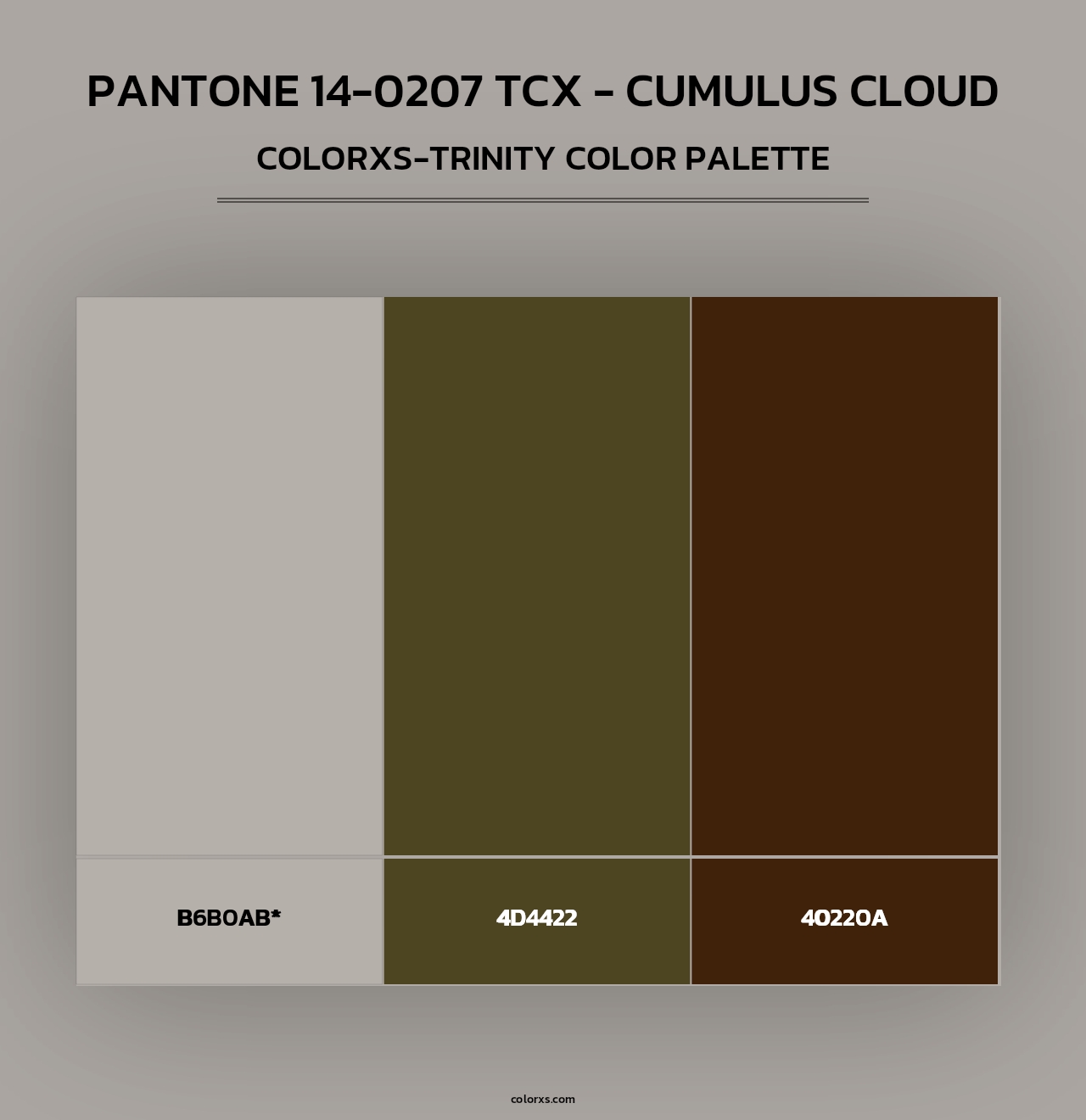 PANTONE 14-0207 TCX - Cumulus Cloud - Colorxs Trinity Palette