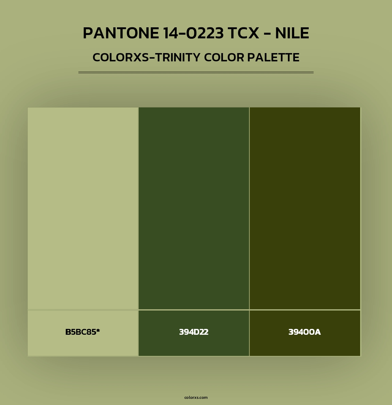 PANTONE 14-0223 TCX - Nile - Colorxs Trinity Palette