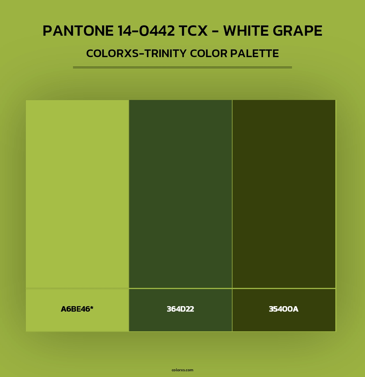 PANTONE 14-0442 TCX - White Grape - Colorxs Trinity Palette