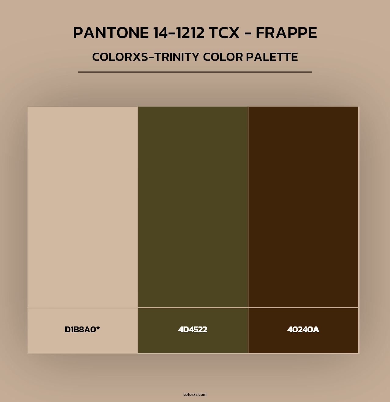 Pantone 14-1212 TCX - Frappe - Colorxs Trinity Palette