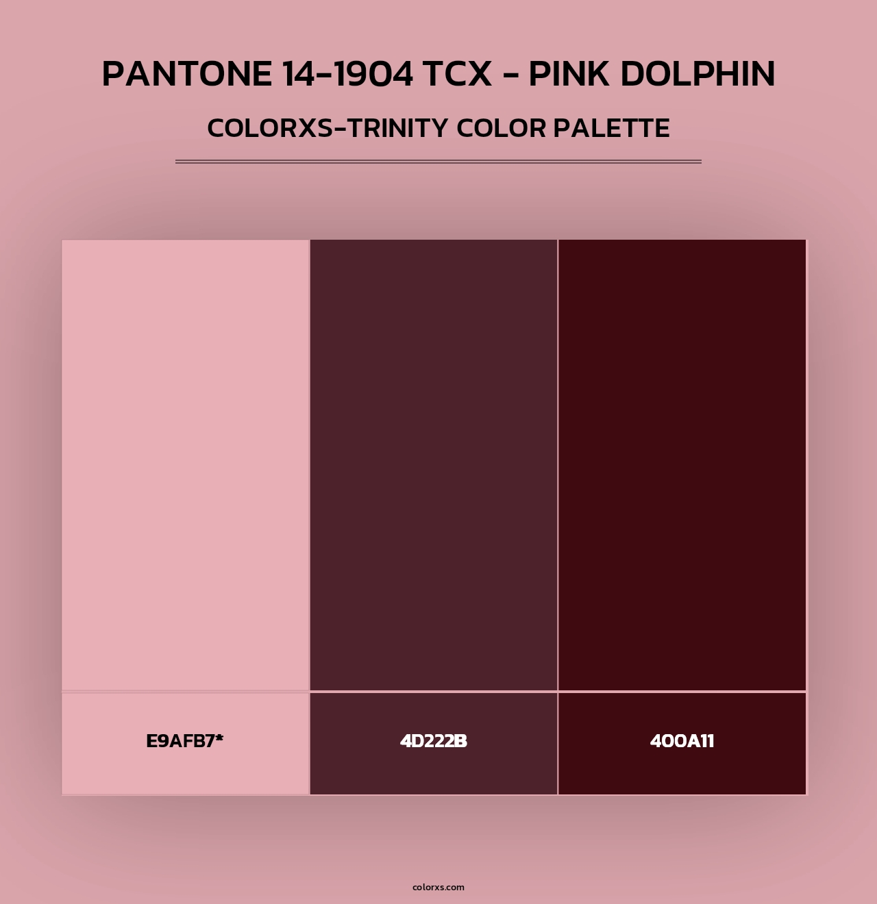 PANTONE 14-1904 TCX - Pink Dolphin - Colorxs Trinity Palette