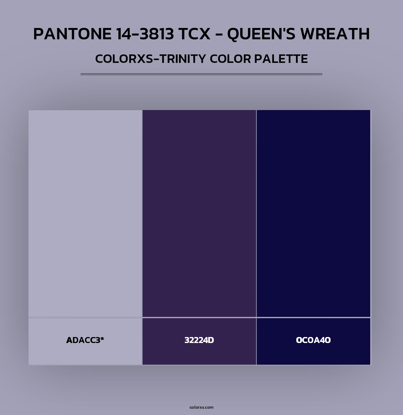 Pantone 14-3813 TCX - Queen's Wreath - Colorxs Trinity Palette