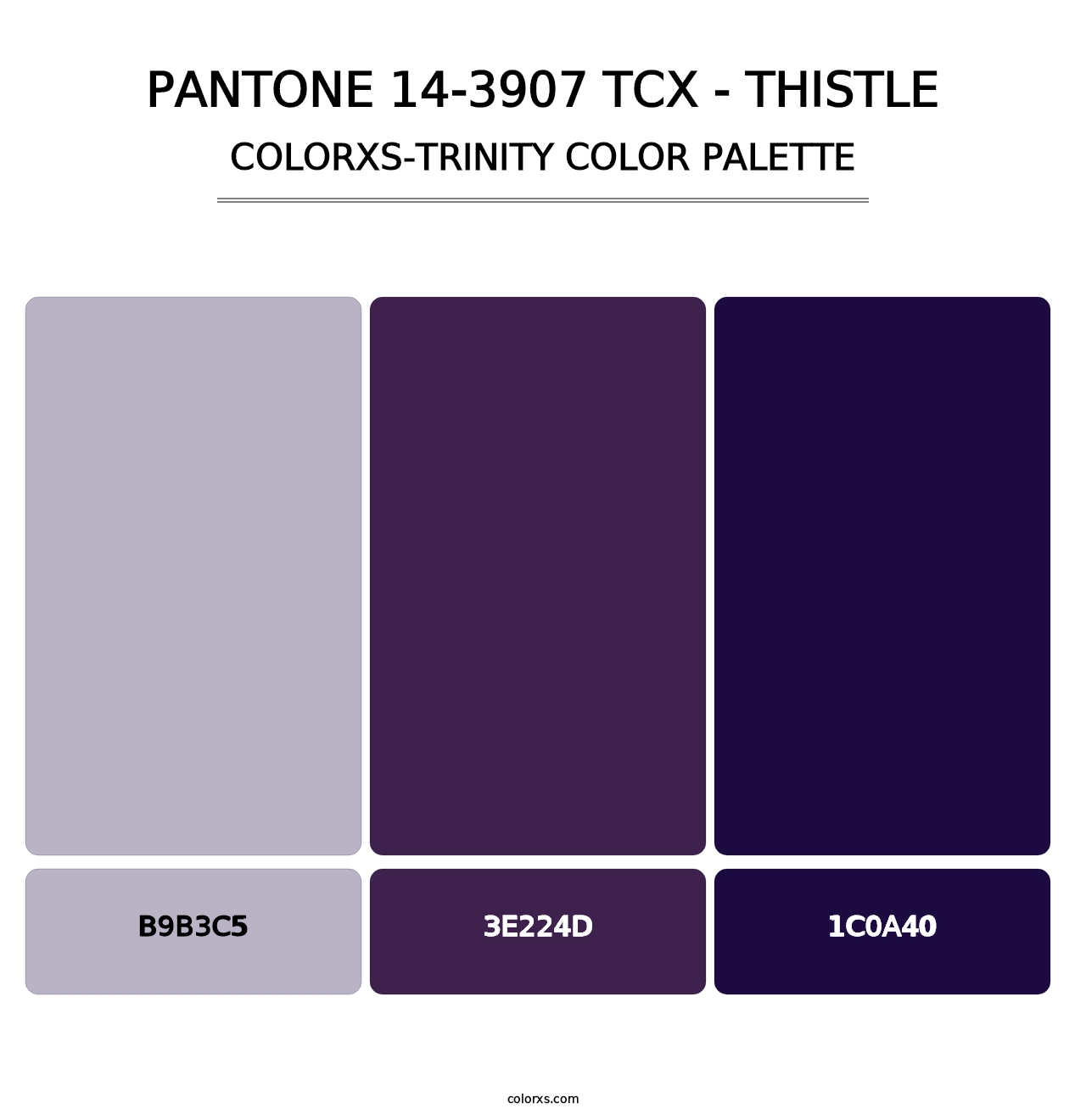 PANTONE 14-3907 TCX - Thistle - Colorxs Trinity Palette