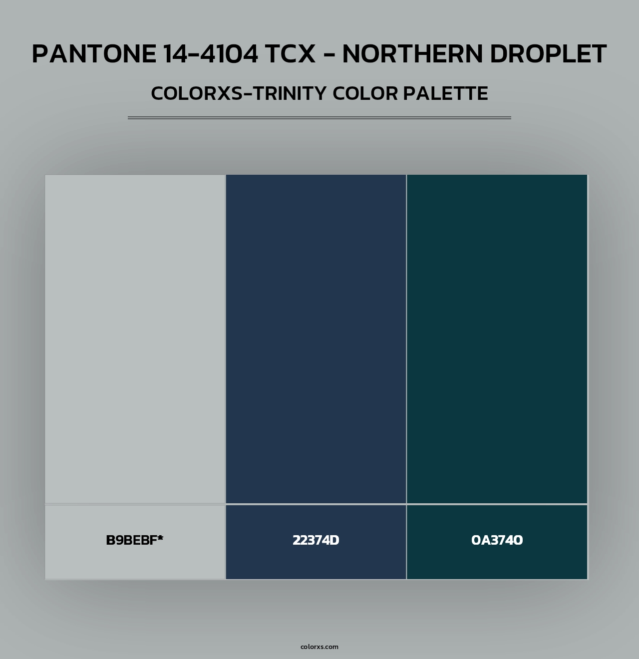 PANTONE 14-4104 TCX - Northern Droplet - Colorxs Trinity Palette