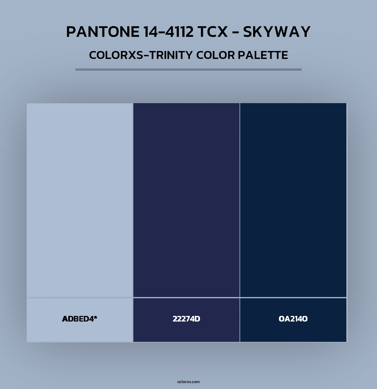 PANTONE 14-4112 TCX - Skyway - Colorxs Trinity Palette