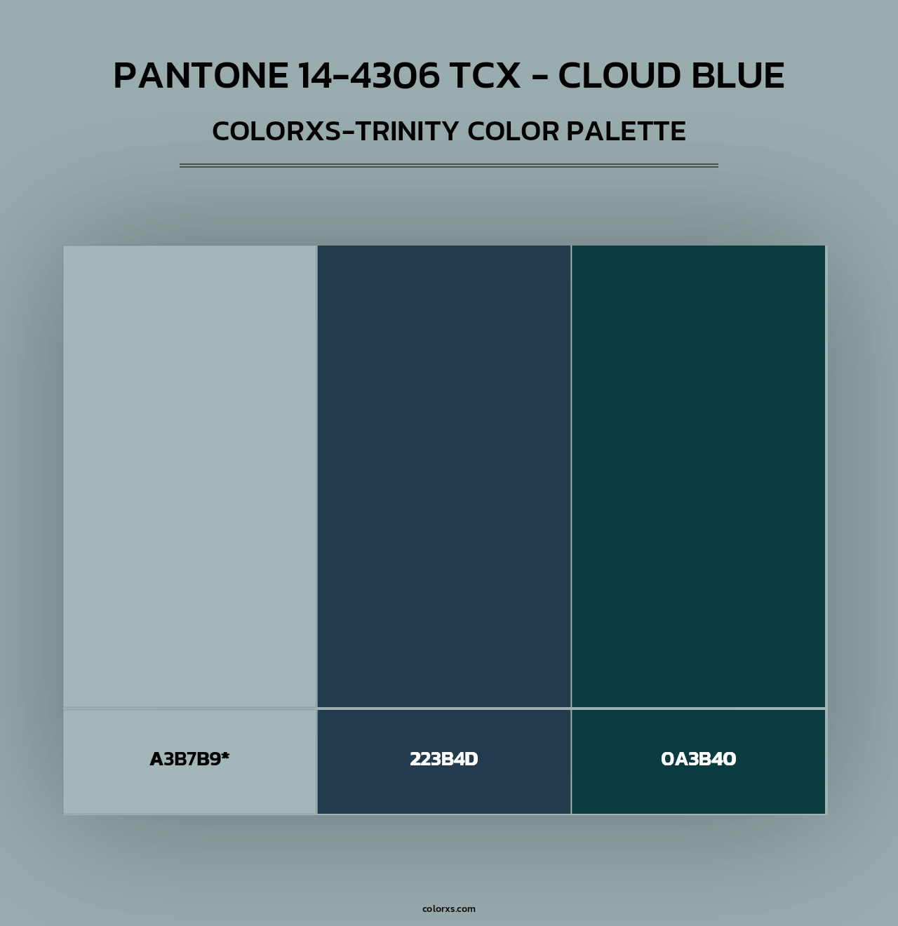 Pantone 14-4306 TCX - Cloud Blue - Colorxs Trinity Palette