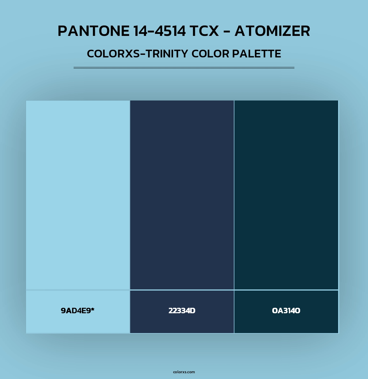 PANTONE 14-4514 TCX - Atomizer - Colorxs Trinity Palette