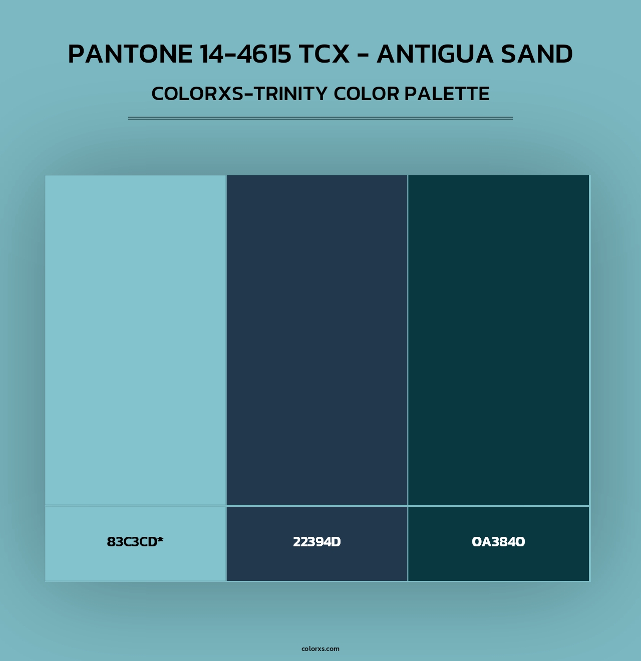 Pantone 14-4615 TCX - Antigua Sand - Colorxs Trinity Palette