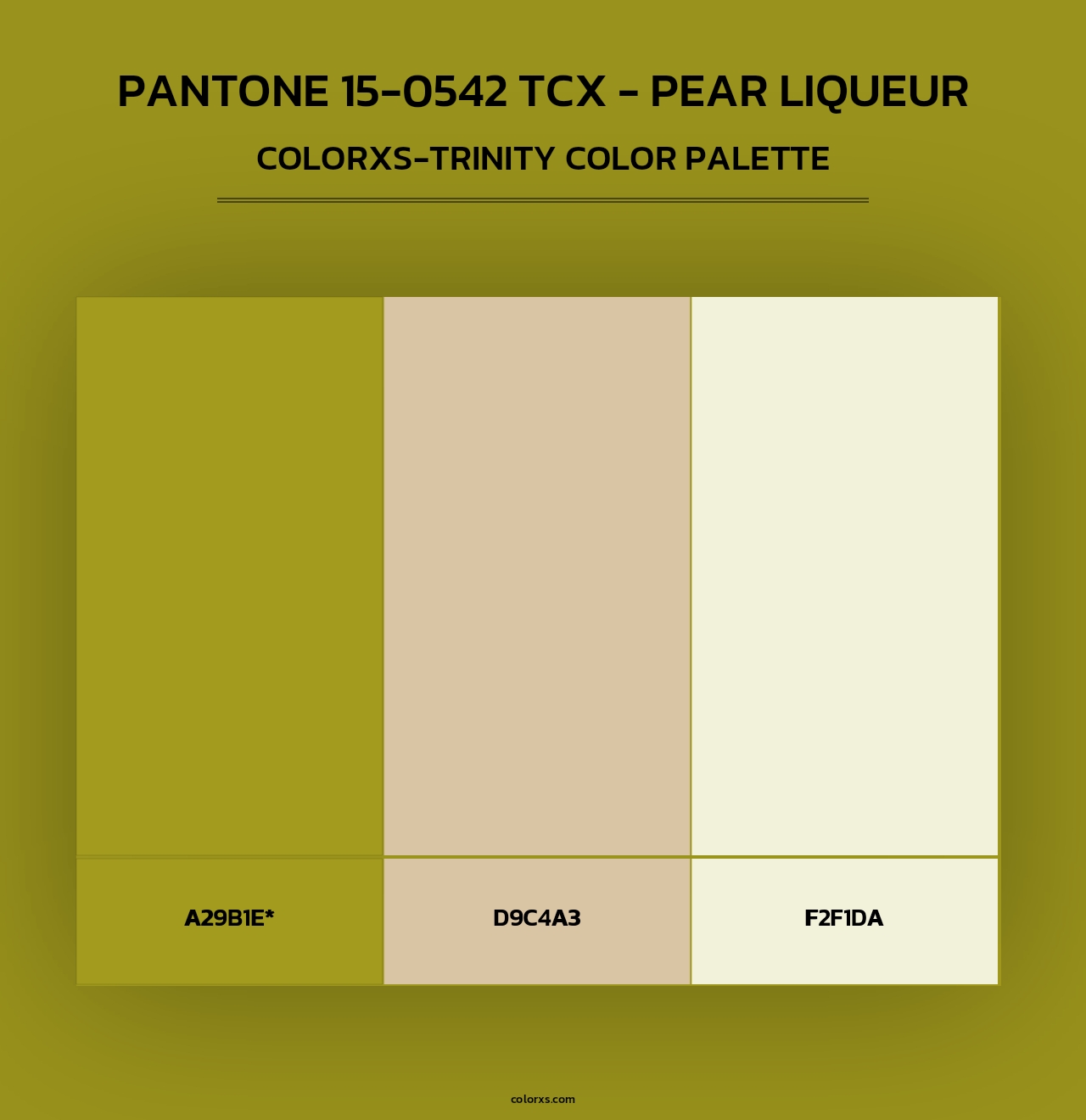 PANTONE 15-0542 TCX - Pear Liqueur - Colorxs Trinity Palette