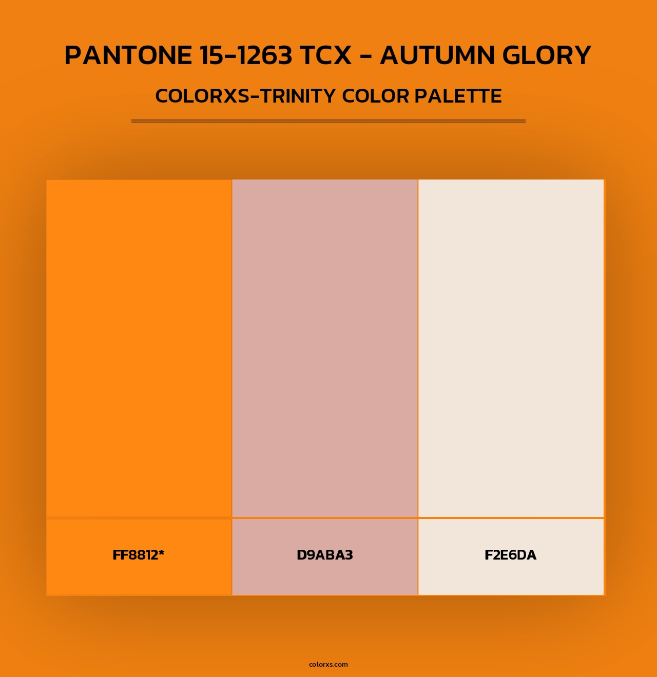PANTONE 15-1263 TCX - Autumn Glory - Colorxs Trinity Palette