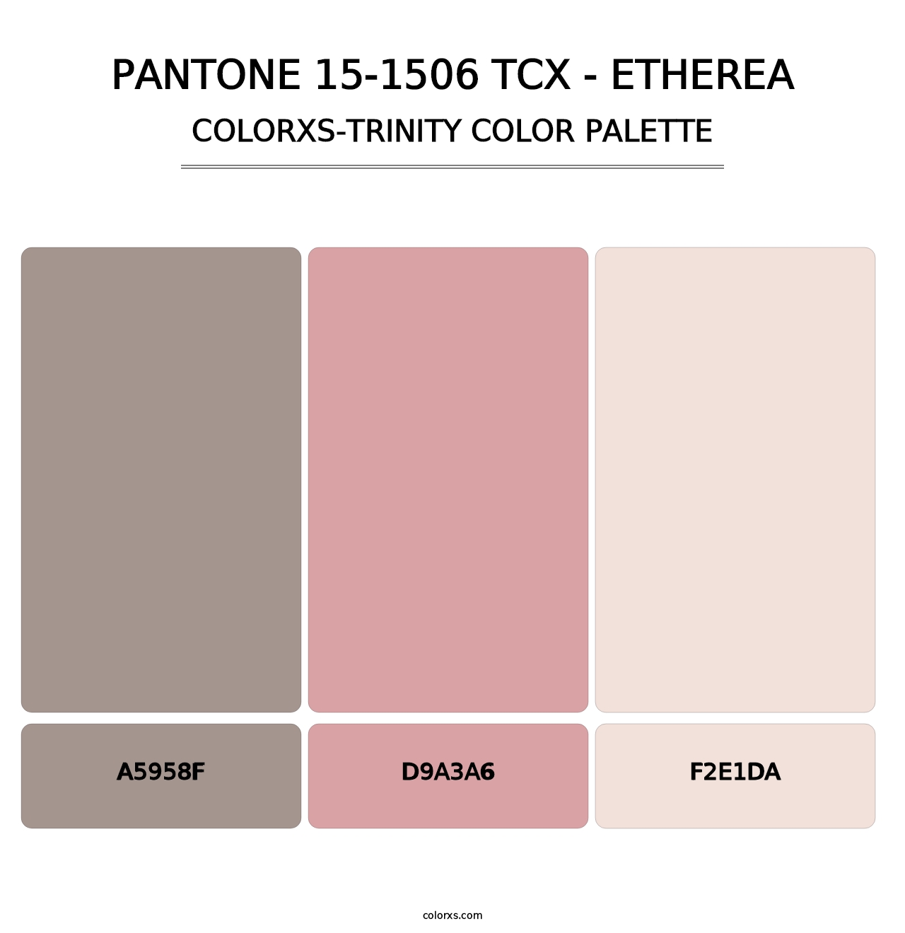 PANTONE 15-1506 TCX - Etherea - Colorxs Trinity Palette