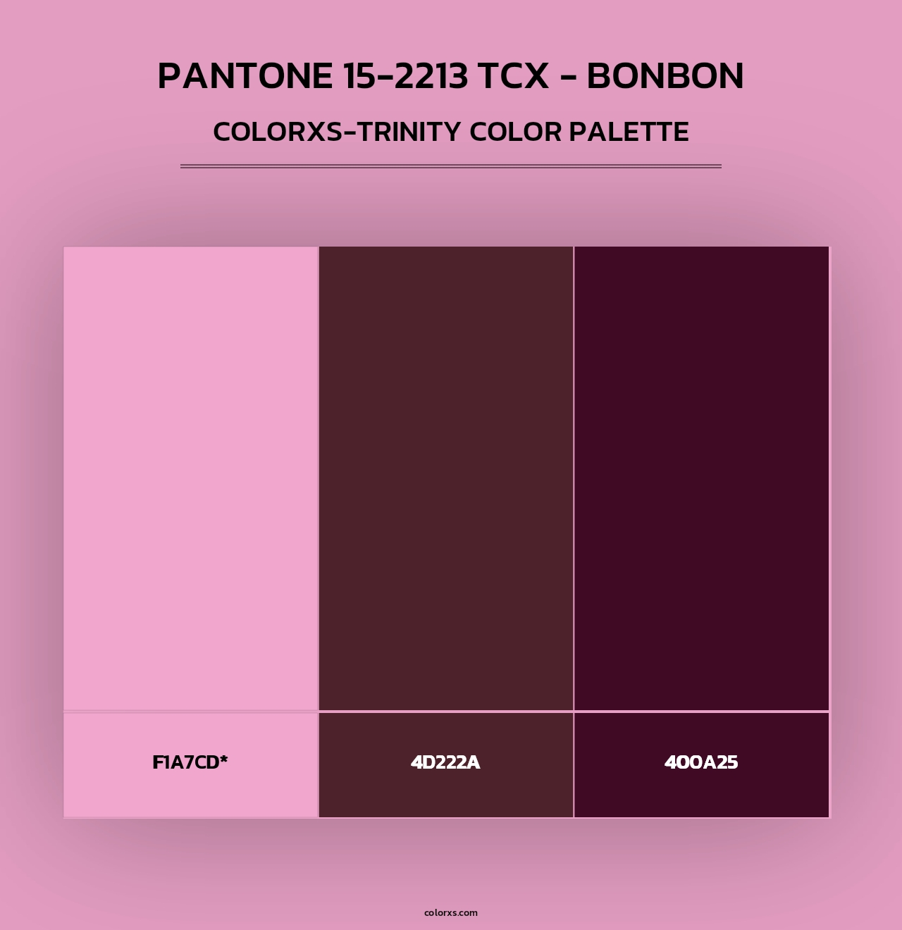 PANTONE 15-2213 TCX - Bonbon - Colorxs Trinity Palette