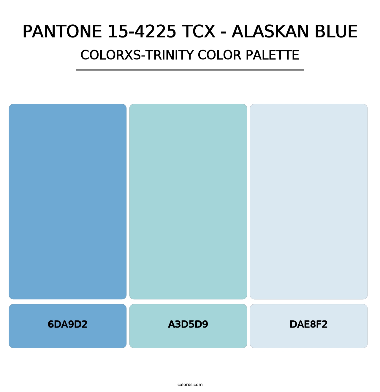 PANTONE 15-4225 TCX - Alaskan Blue - Colorxs Trinity Palette