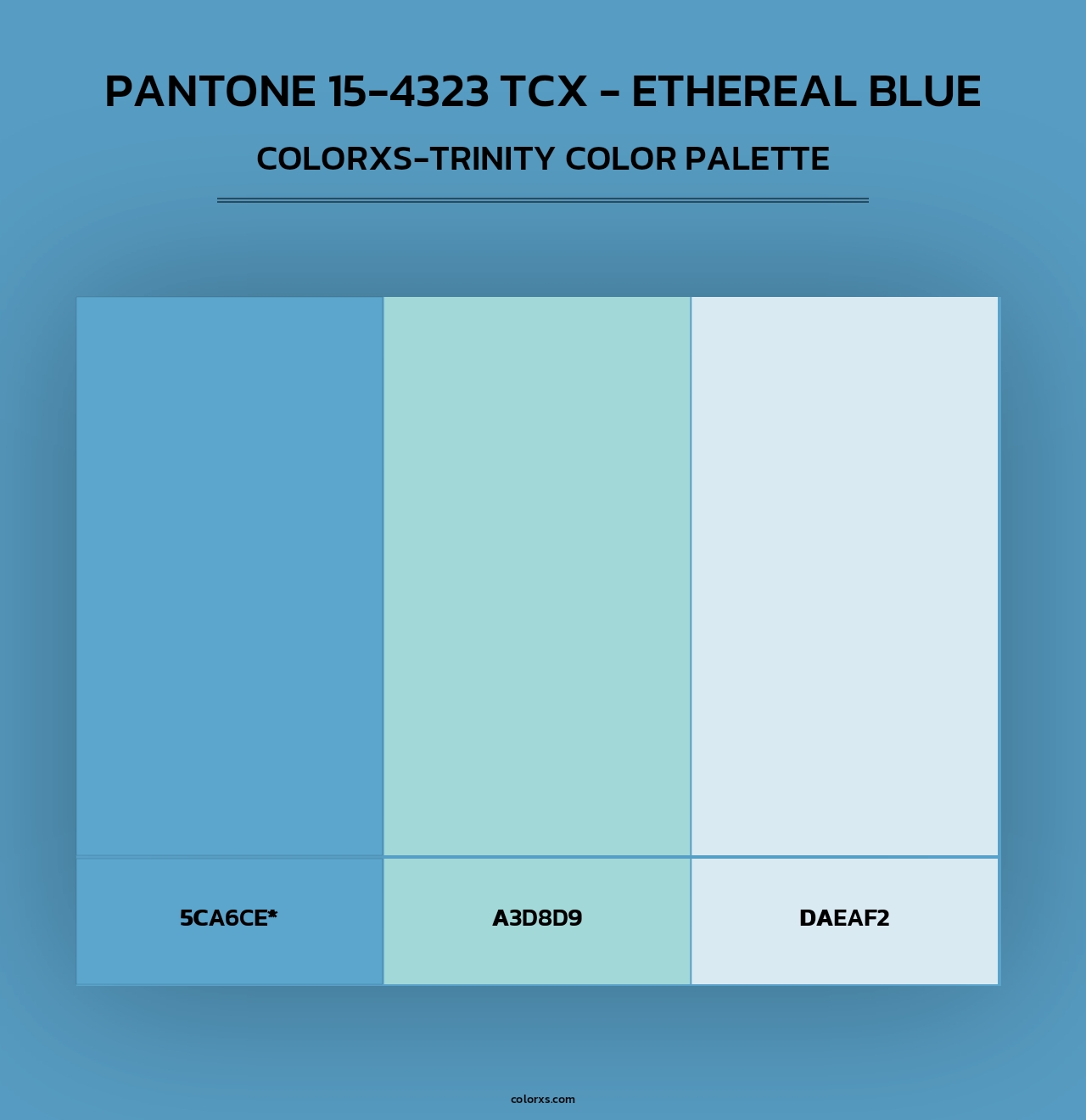 PANTONE 15-4323 TCX - Ethereal Blue - Colorxs Trinity Palette