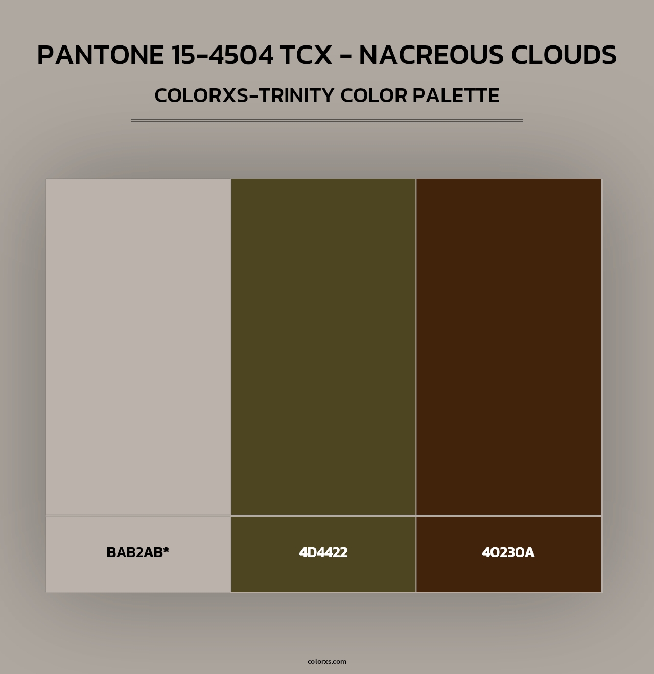 PANTONE 15-4504 TCX - Nacreous Clouds - Colorxs Trinity Palette