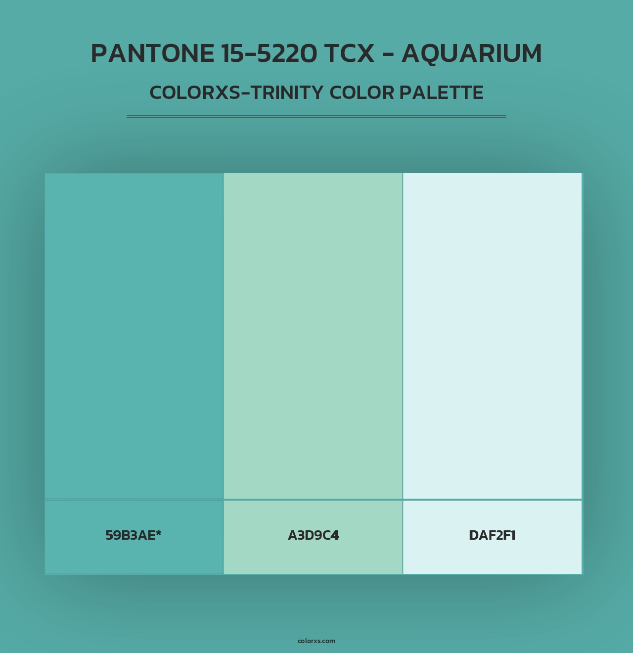 PANTONE 15-5220 TCX - Aquarium - Colorxs Trinity Palette