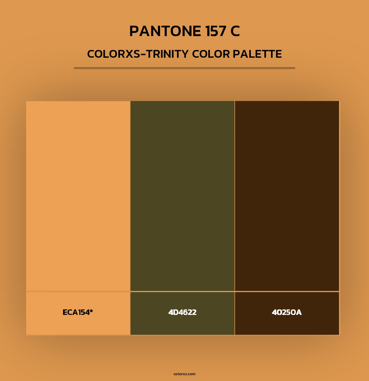 PANTONE 157 C - Colorxs Trinity Palette