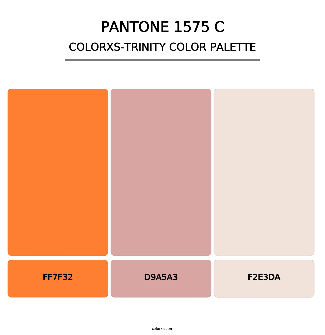 PANTONE 1575 C - Colorxs Trinity Palette
