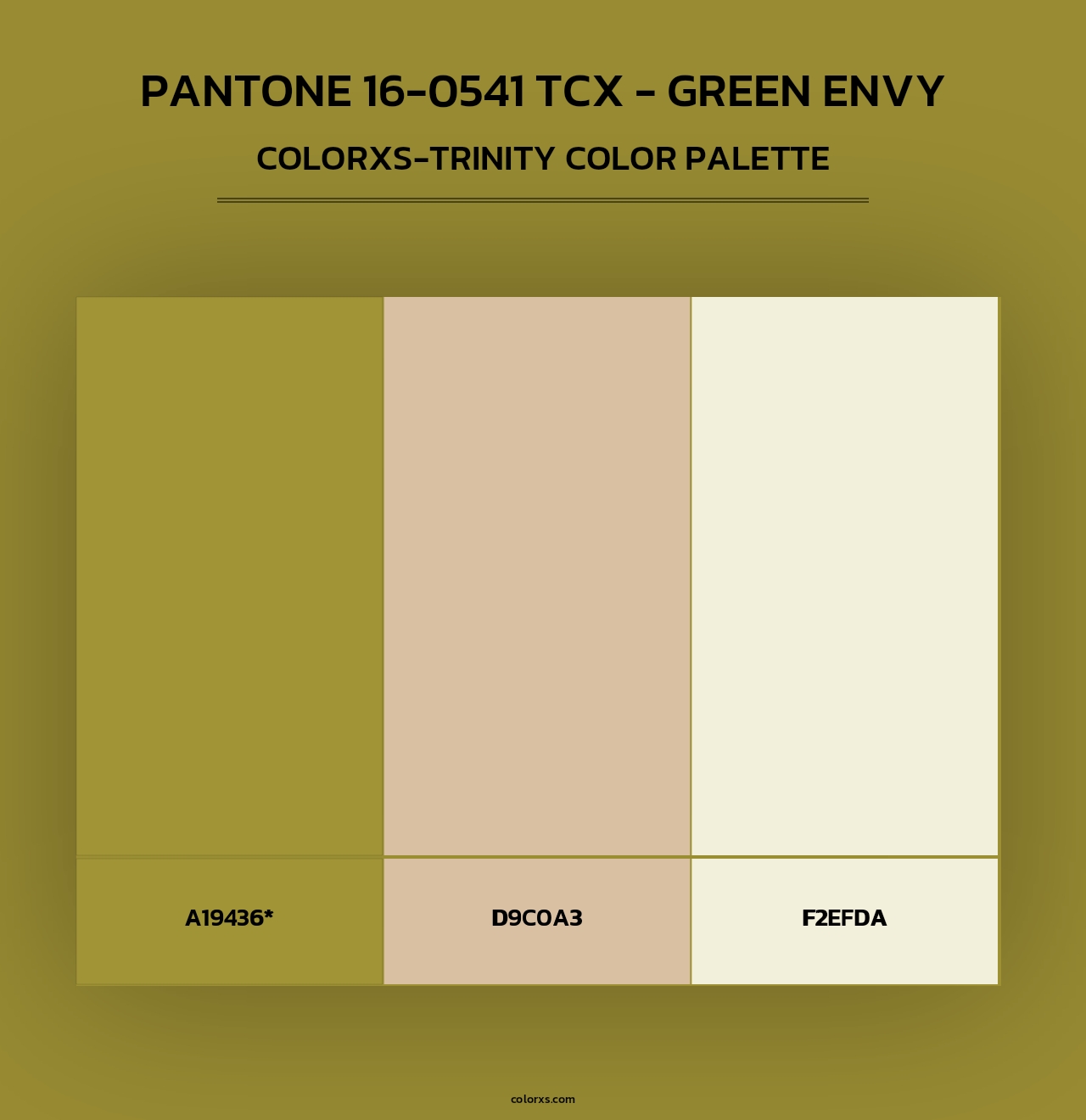 PANTONE 16-0541 TCX - Green Envy - Colorxs Trinity Palette
