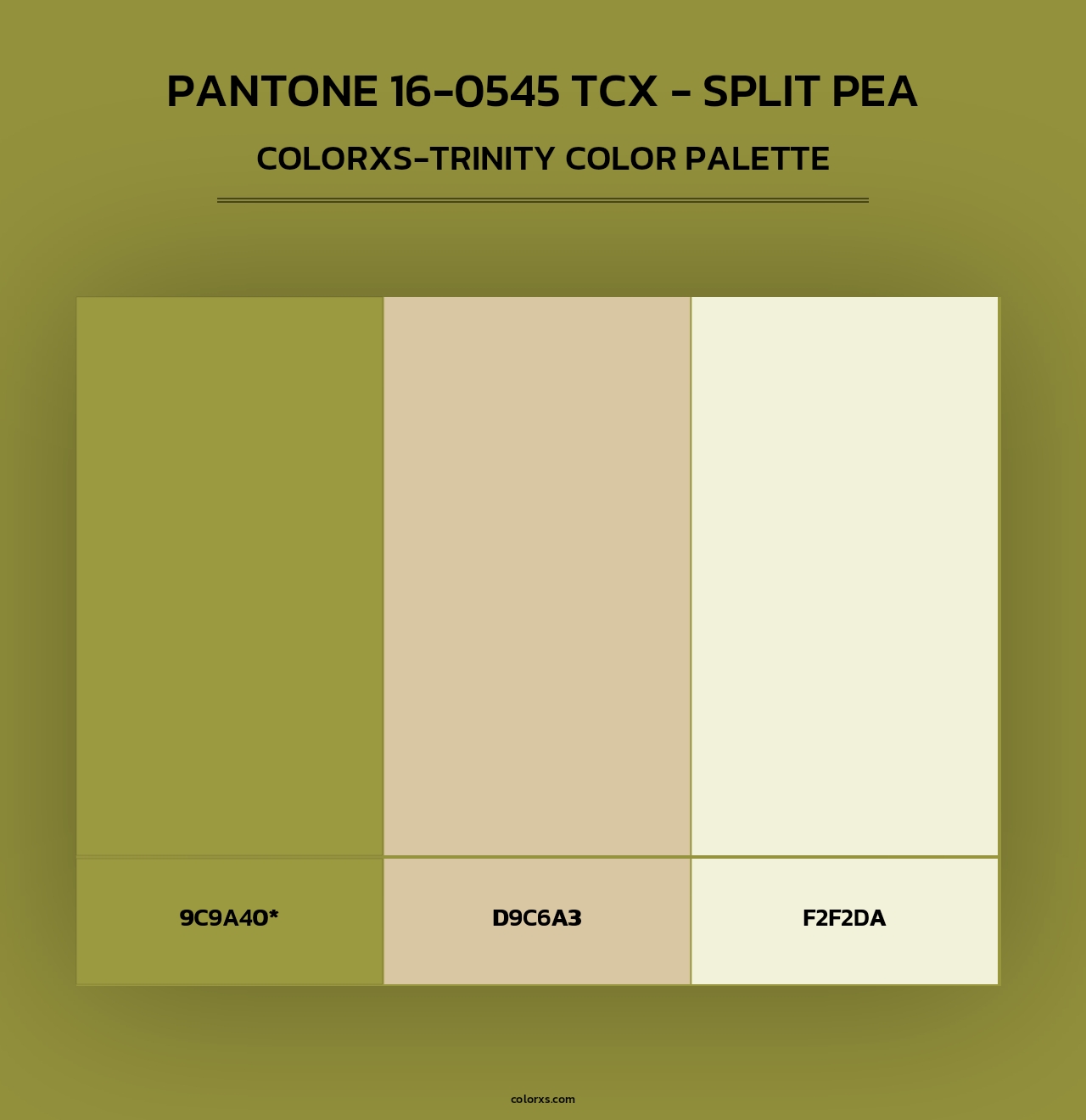 PANTONE 16-0545 TCX - Split Pea - Colorxs Trinity Palette