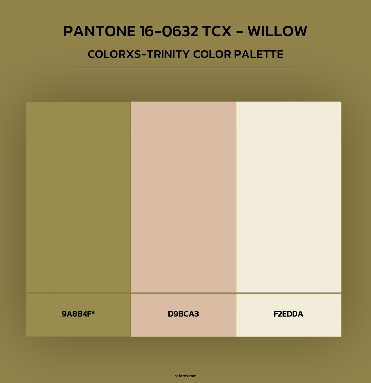 PANTONE 16-0632 TCX - Willow - Colorxs Trinity Palette
