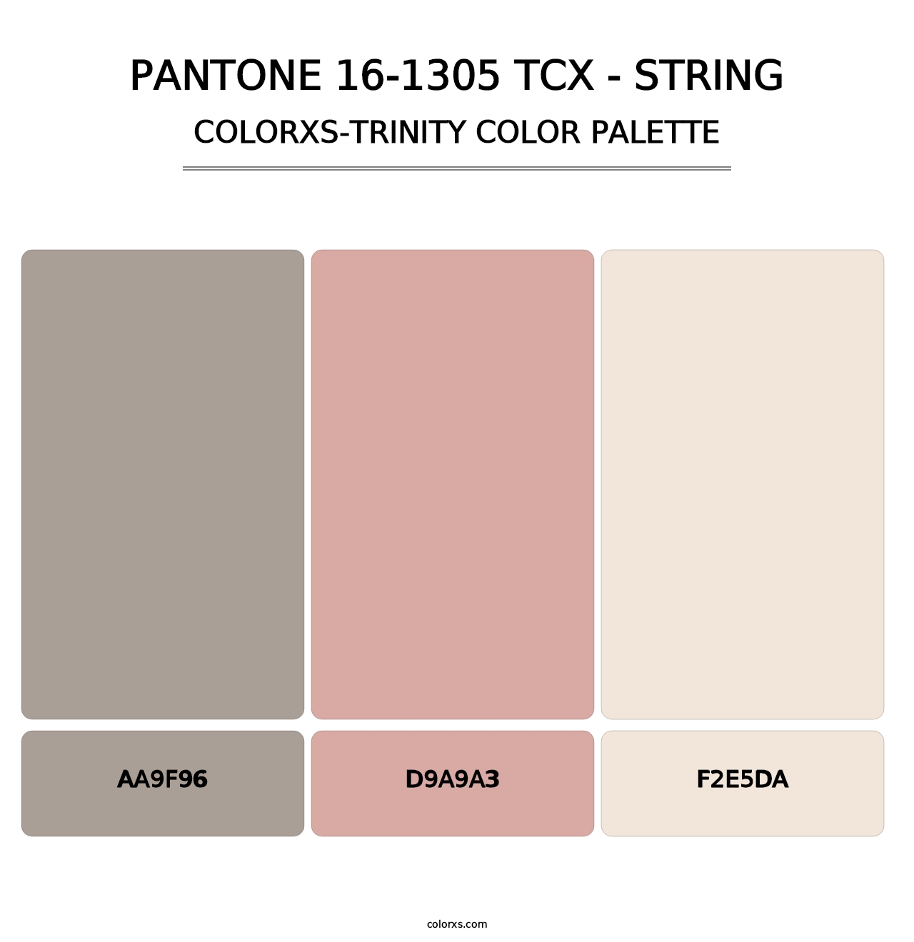 PANTONE 16-1305 TCX - String - Colorxs Trinity Palette