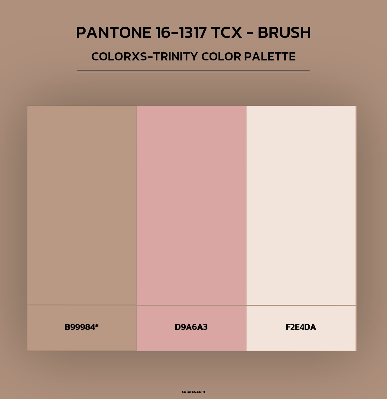 PANTONE 16-1317 TCX - Brush - Colorxs Trinity Palette