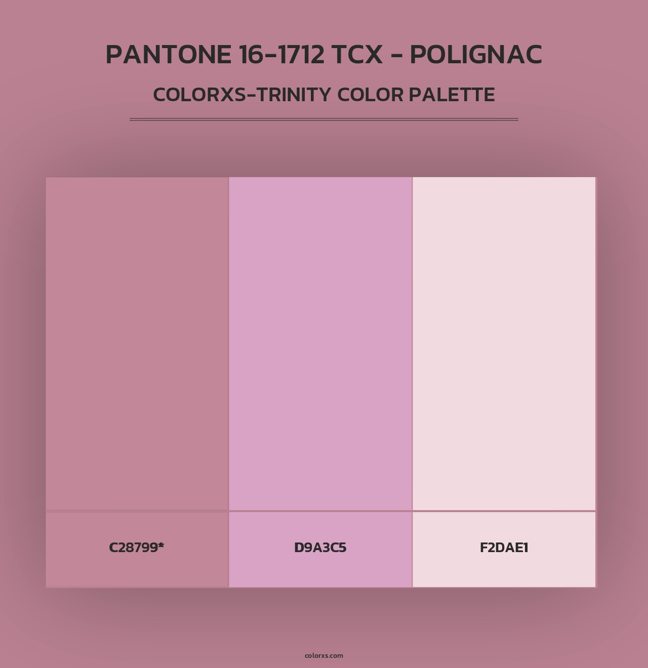 PANTONE 16-1712 TCX - Polignac - Colorxs Trinity Palette