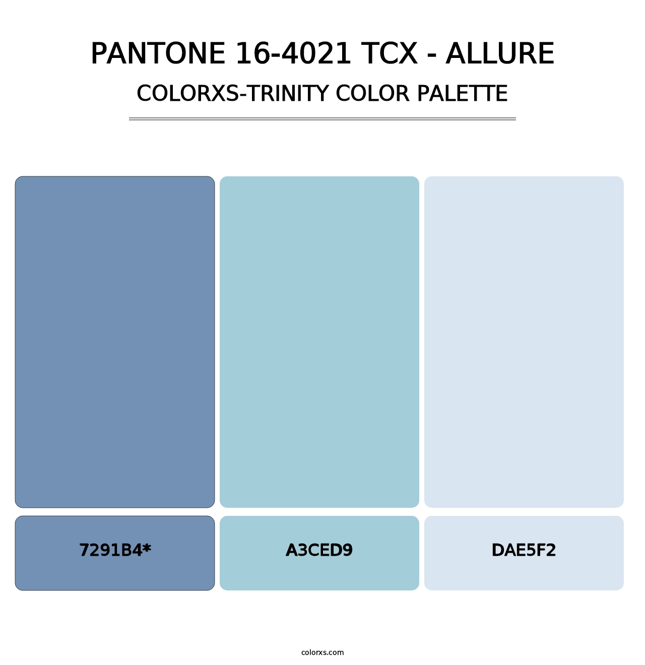 PANTONE 16-4021 TCX - Allure - Colorxs Trinity Palette