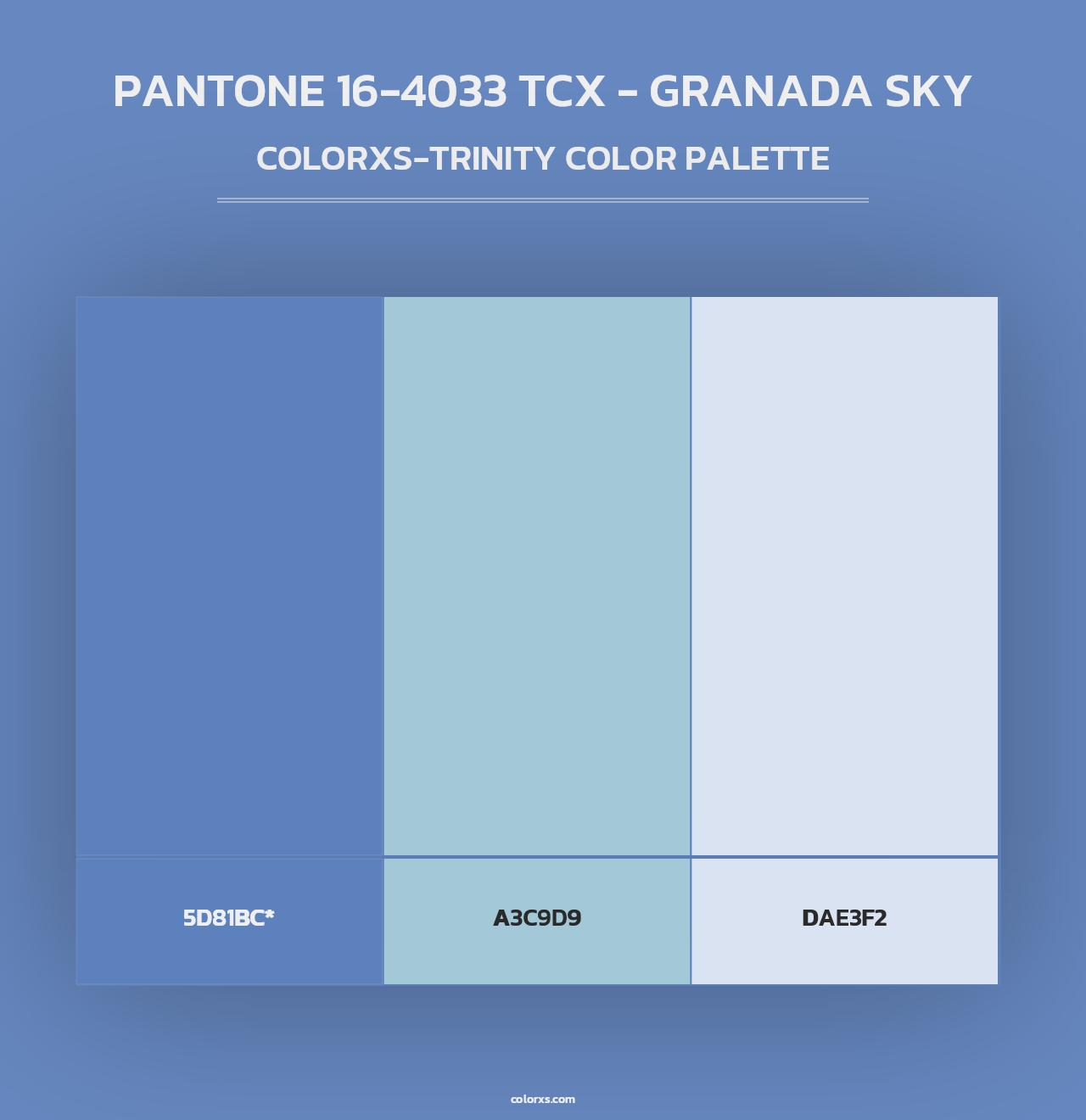 PANTONE 16-4033 TCX - Granada Sky - Colorxs Trinity Palette