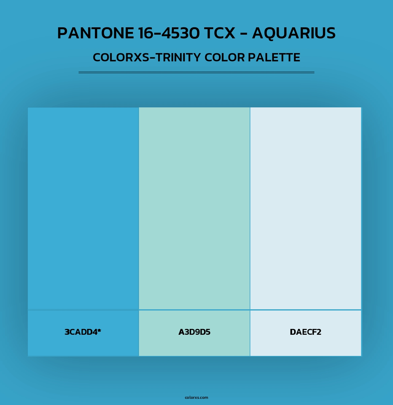PANTONE 16-4530 TCX - Aquarius - Colorxs Trinity Palette