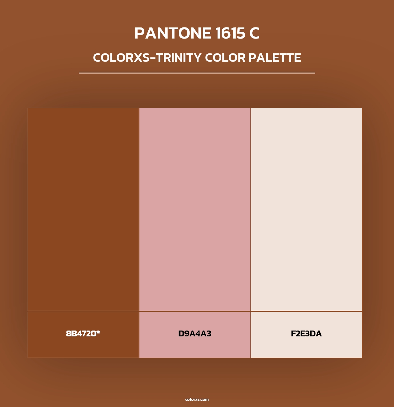 PANTONE 1615 C - Colorxs Trinity Palette