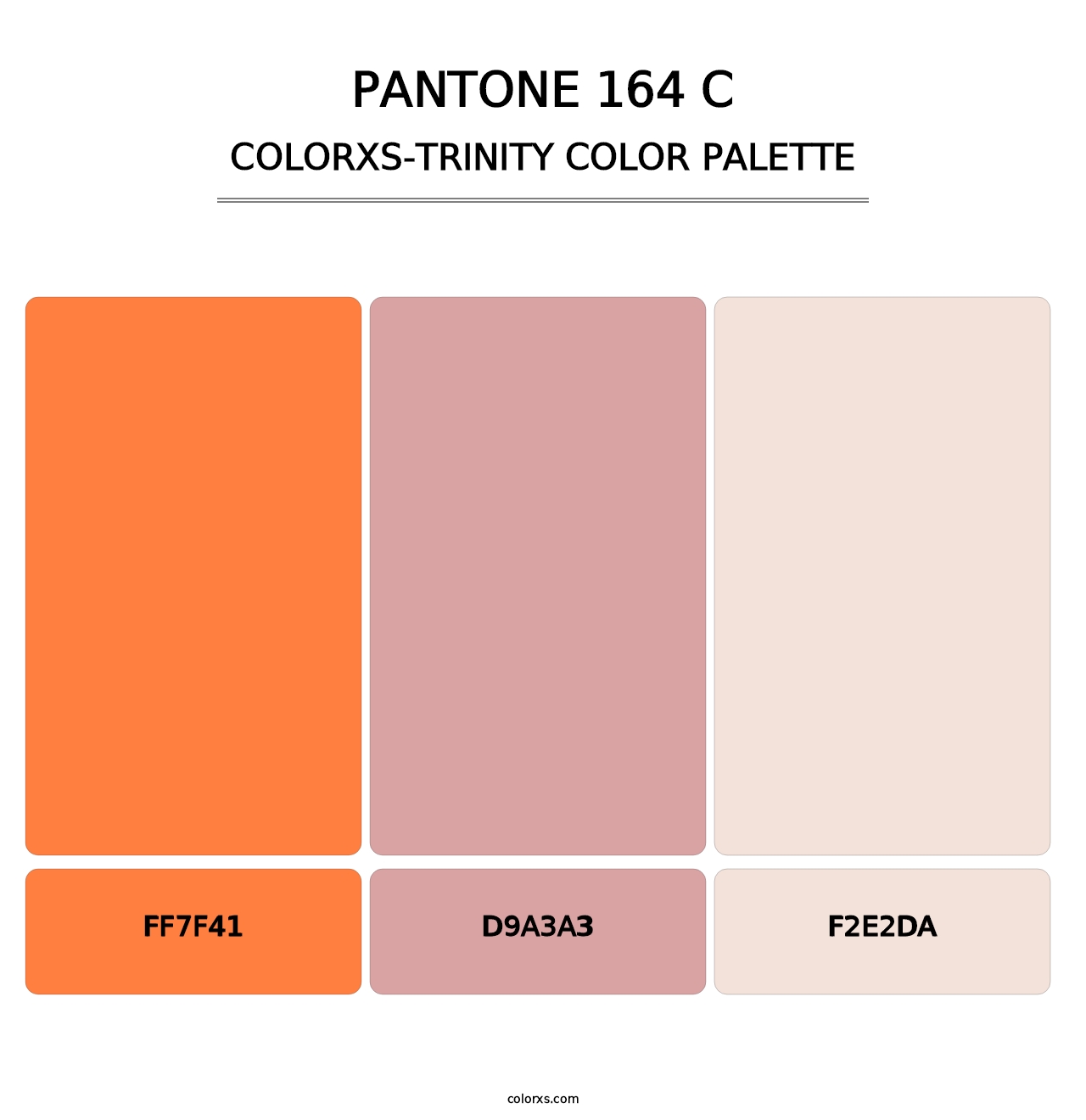PANTONE 164 C - Colorxs Trinity Palette