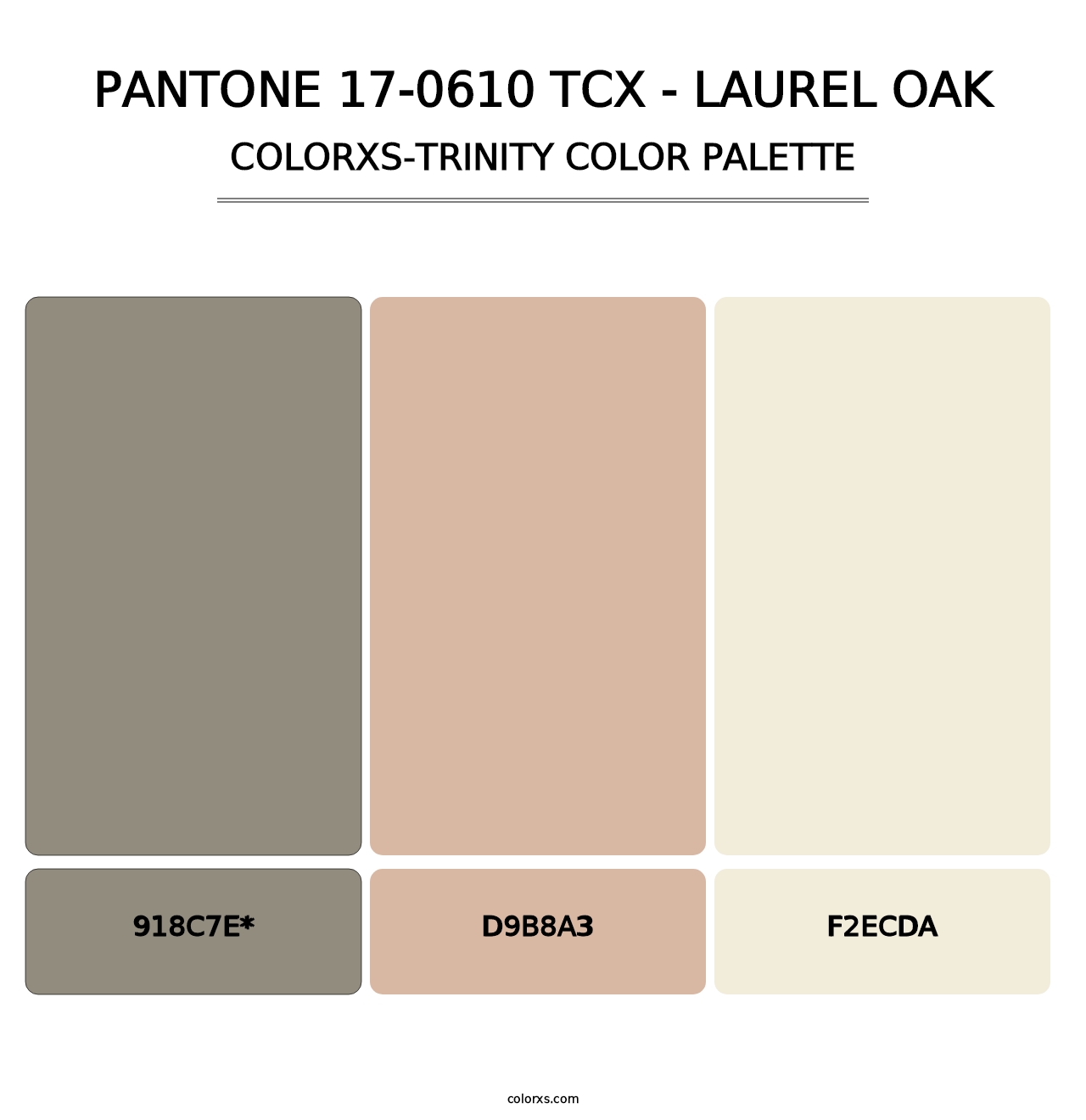 PANTONE 17-0610 TCX - Laurel Oak - Colorxs Trinity Palette