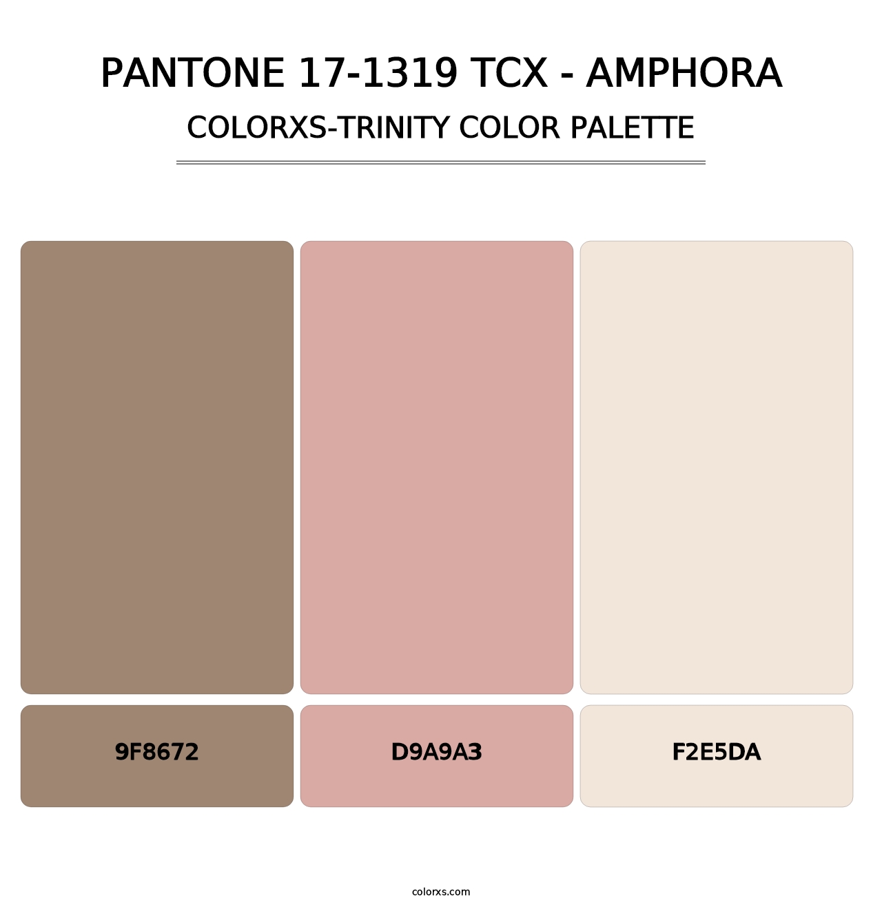 PANTONE 17-1319 TCX - Amphora - Colorxs Trinity Palette