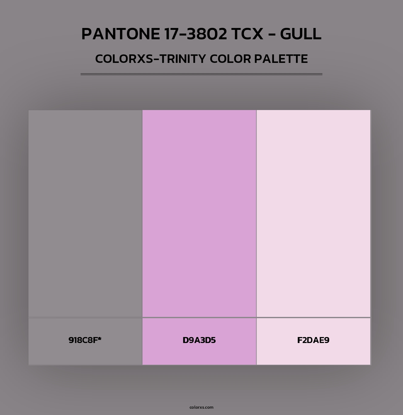 PANTONE 17-3802 TCX - Gull - Colorxs Trinity Palette