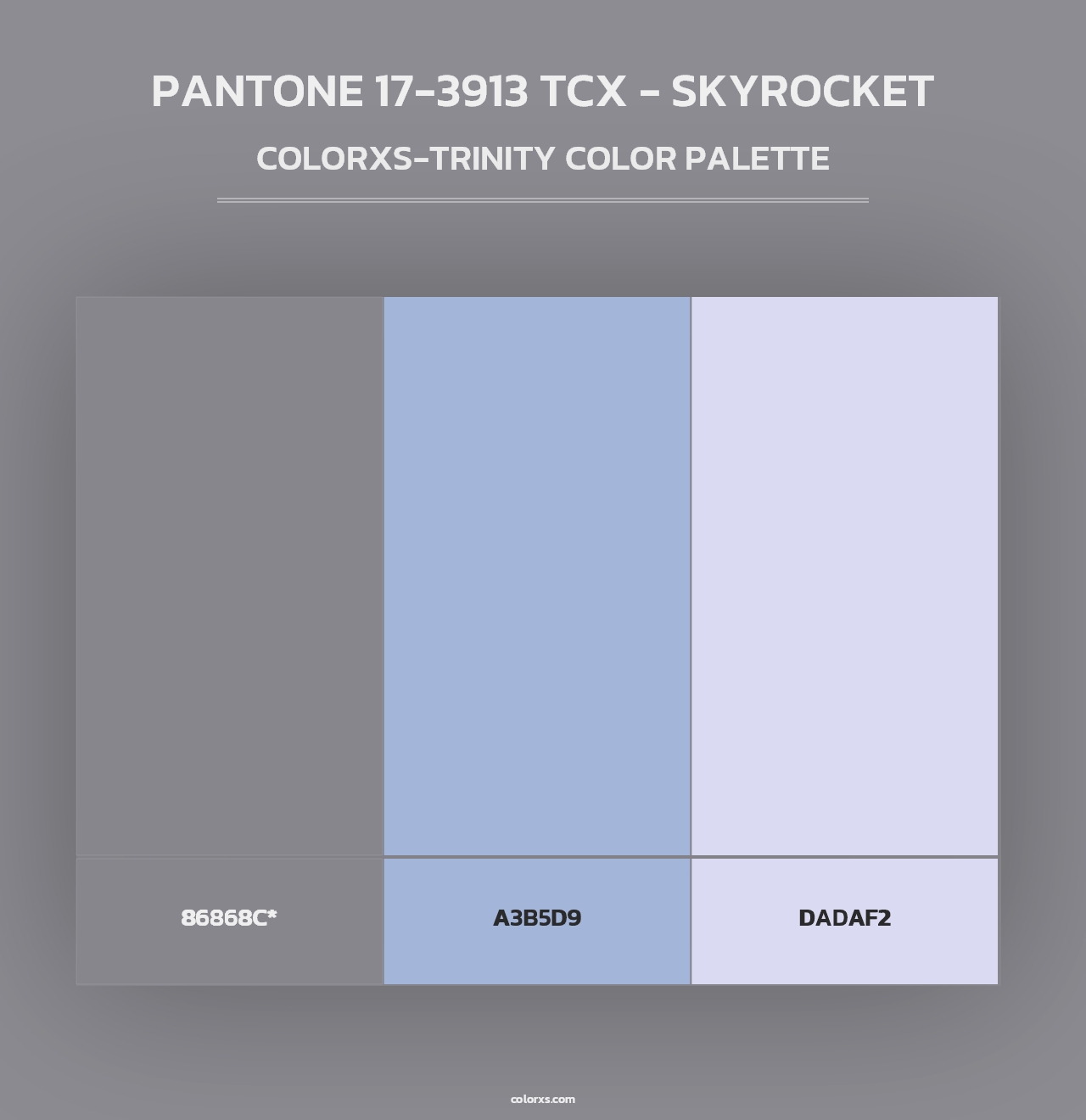PANTONE 17-3913 TCX - Skyrocket - Colorxs Trinity Palette