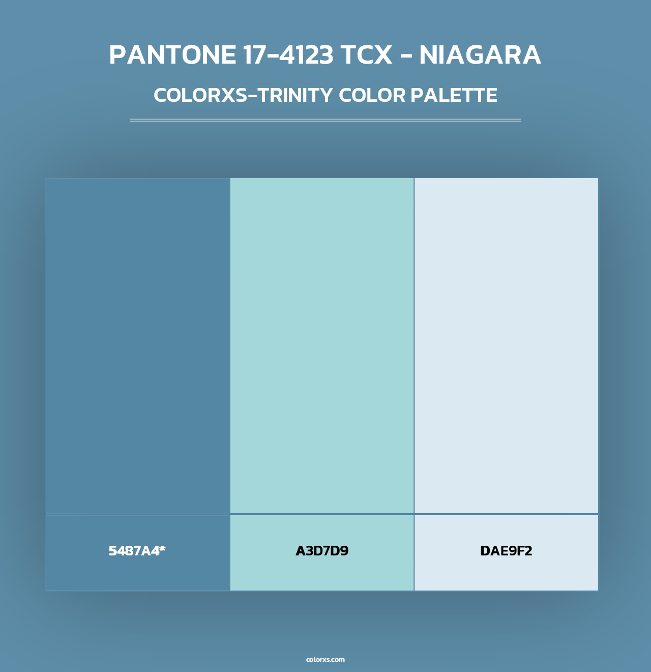 PANTONE 17-4123 TCX - Niagara - Colorxs Trinity Palette