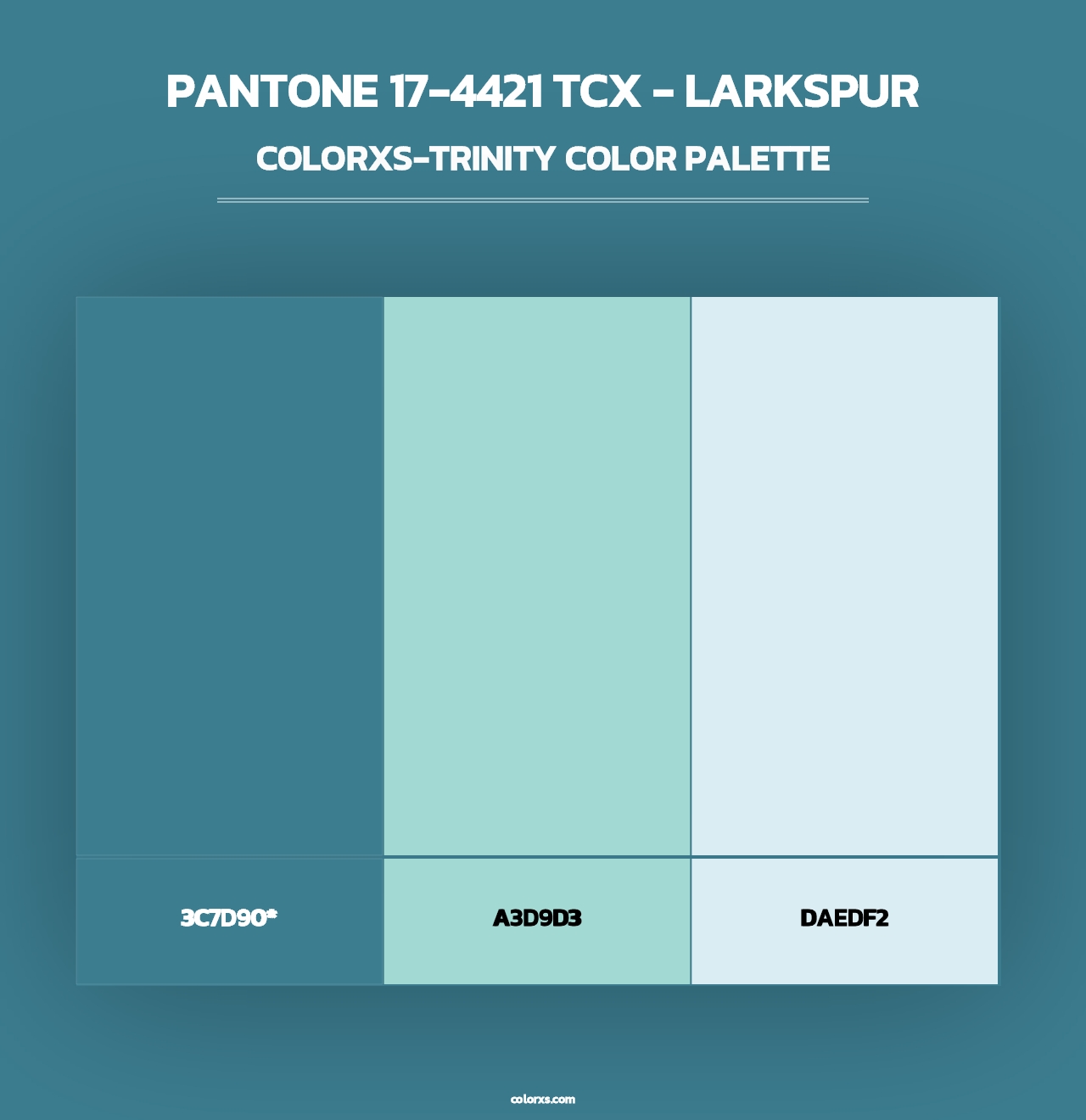 PANTONE 17-4421 TCX - Larkspur - Colorxs Trinity Palette