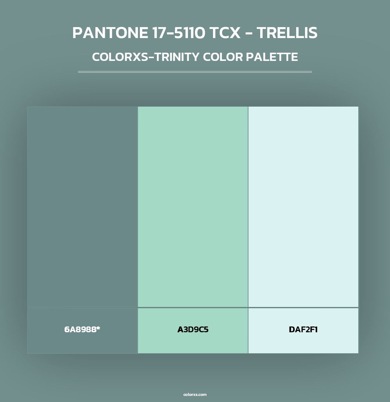PANTONE 17-5110 TCX - Trellis - Colorxs Trinity Palette