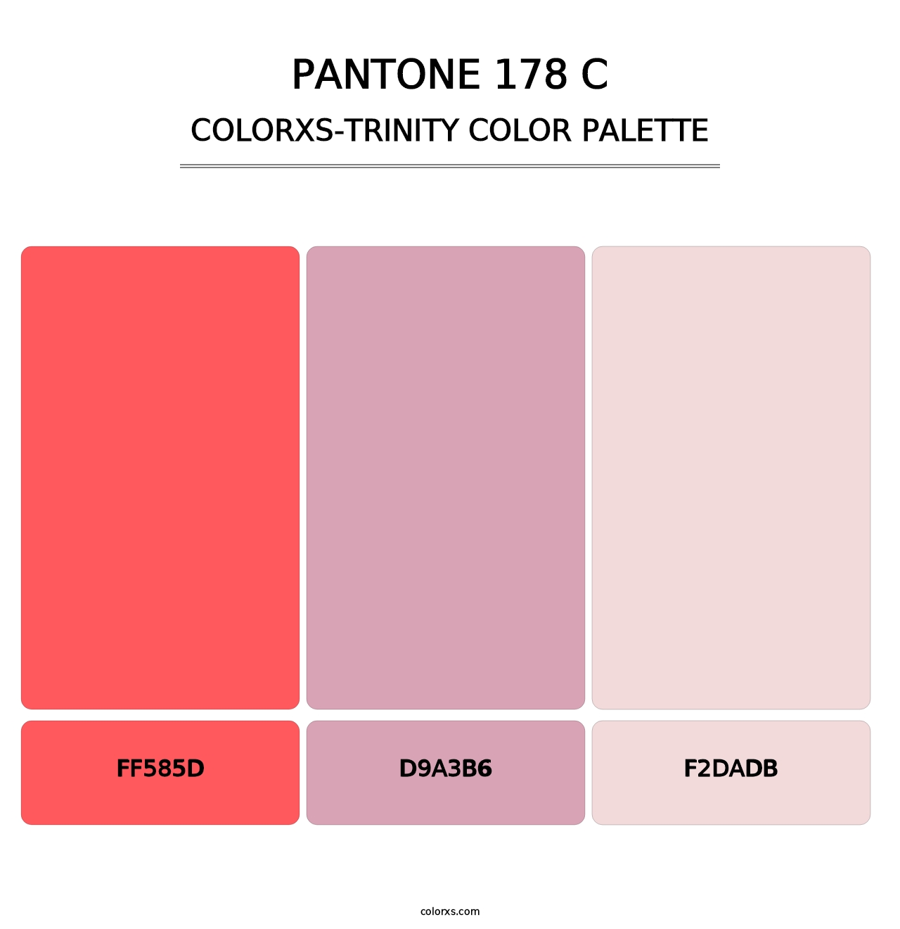 PANTONE 178 C - Colorxs Trinity Palette