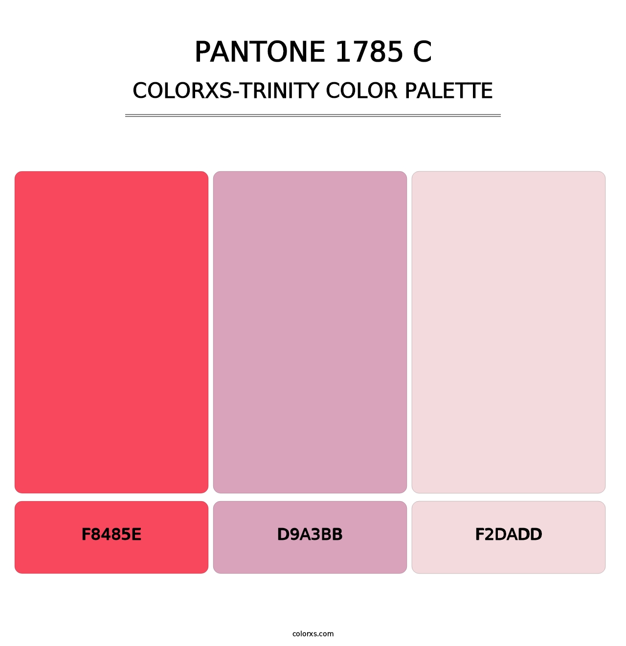 PANTONE 1785 C - Colorxs Trinity Palette