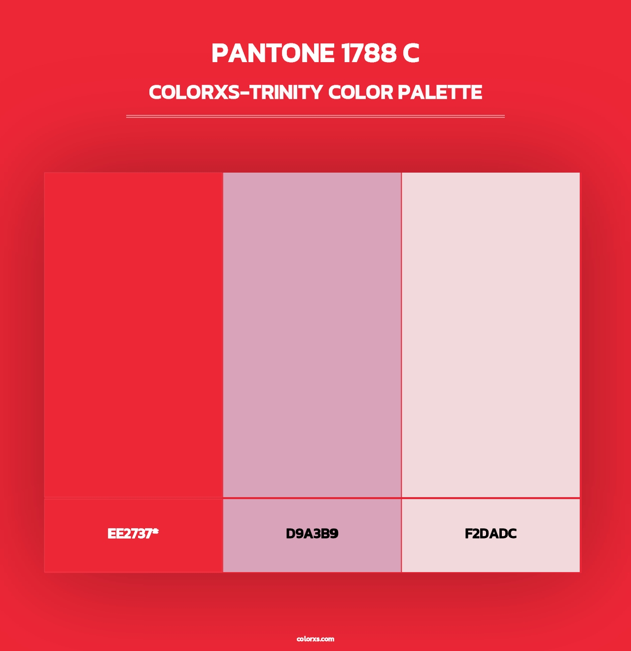 PANTONE 1788 C - Colorxs Trinity Palette